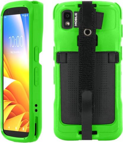 MOBILIS Protech Case Safety Green +HDSP TC22 TC27 Pantone 302C Soft Bag (052063)