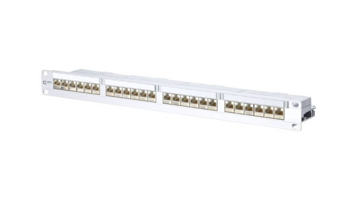 BTR NETCOM 24-Port E-DAT C6A Modular Panel - 1HE EDATC6A-MP24-mod 130856C-E-90