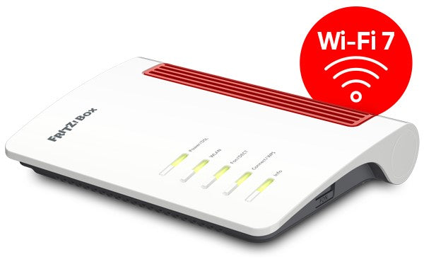 AVM FRITZ!Box 7632 G.fast Wi-Fi 7 Router - 1 GBit/s, 2.5 GbE, DECT-Basis, White (20003167)