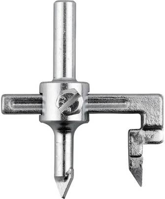 kwb 178100 - Bohrer - Kreisschneider-Bohrer - 9 mm - 9 cm - Mauerziegel - Hartkeramik - Kunststoff - Dachziegel - Weiche Keramik-Wandfliese - Silber (178100)