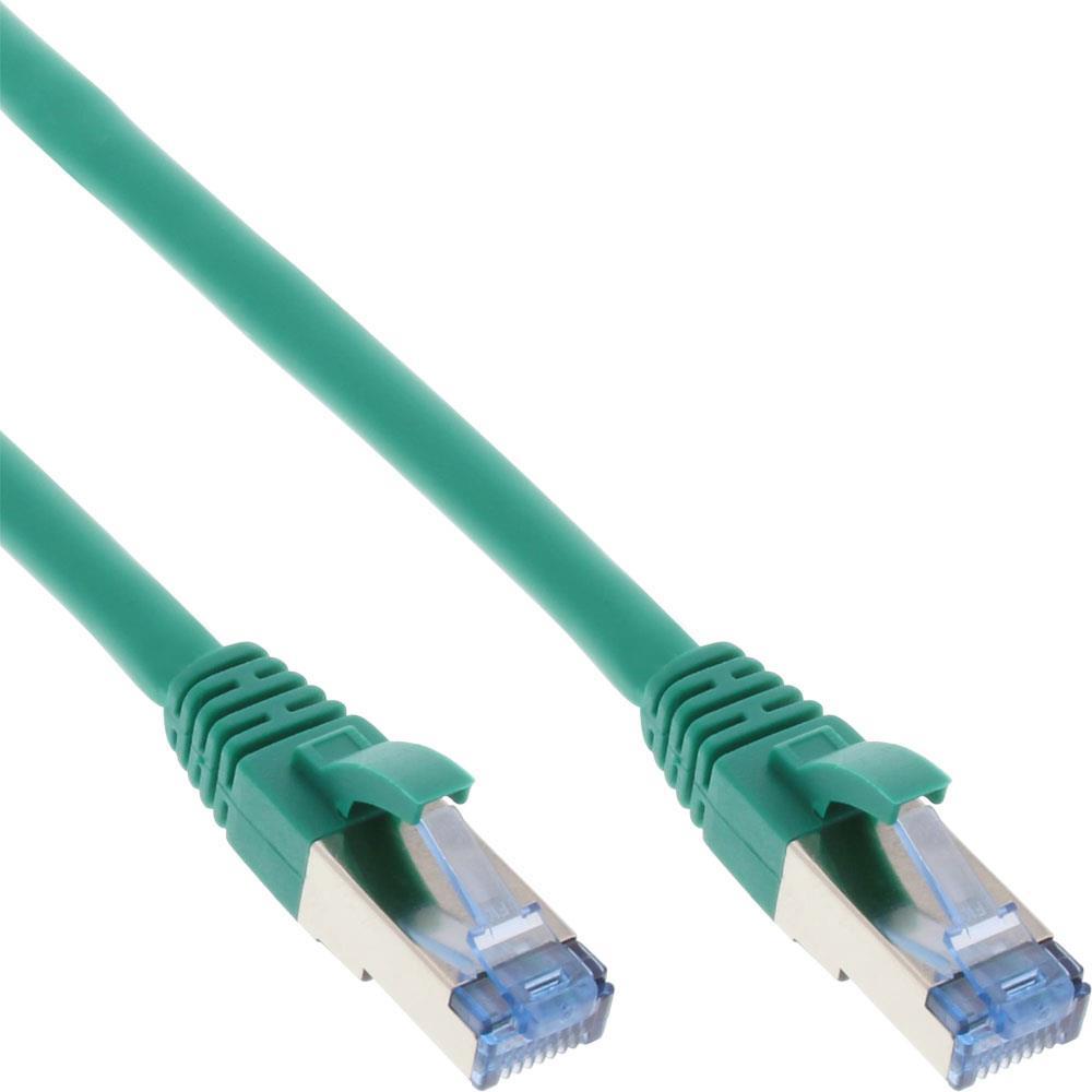 InLine - Patch Cable - RJ-45 (M) to RJ-45 (M) - 20 m - S/FTP, PiMF - CAT 6/6a - Halogen-Free - Green (76820