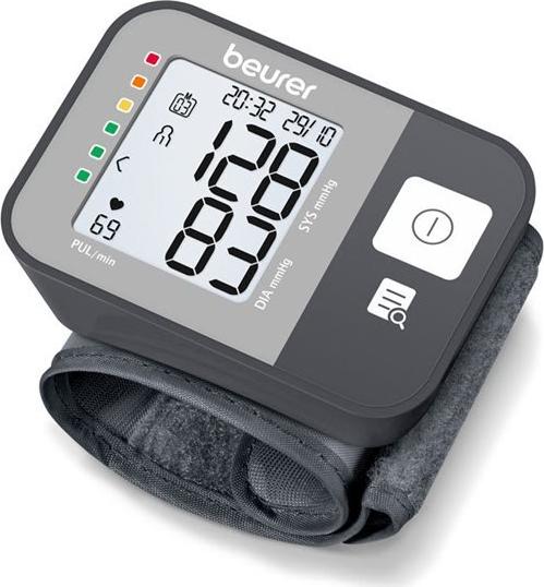 Beurer Blood Pressure Monitor, Fully Automatic Wrist Measurement, 2x60 Memory Slots (659.04)