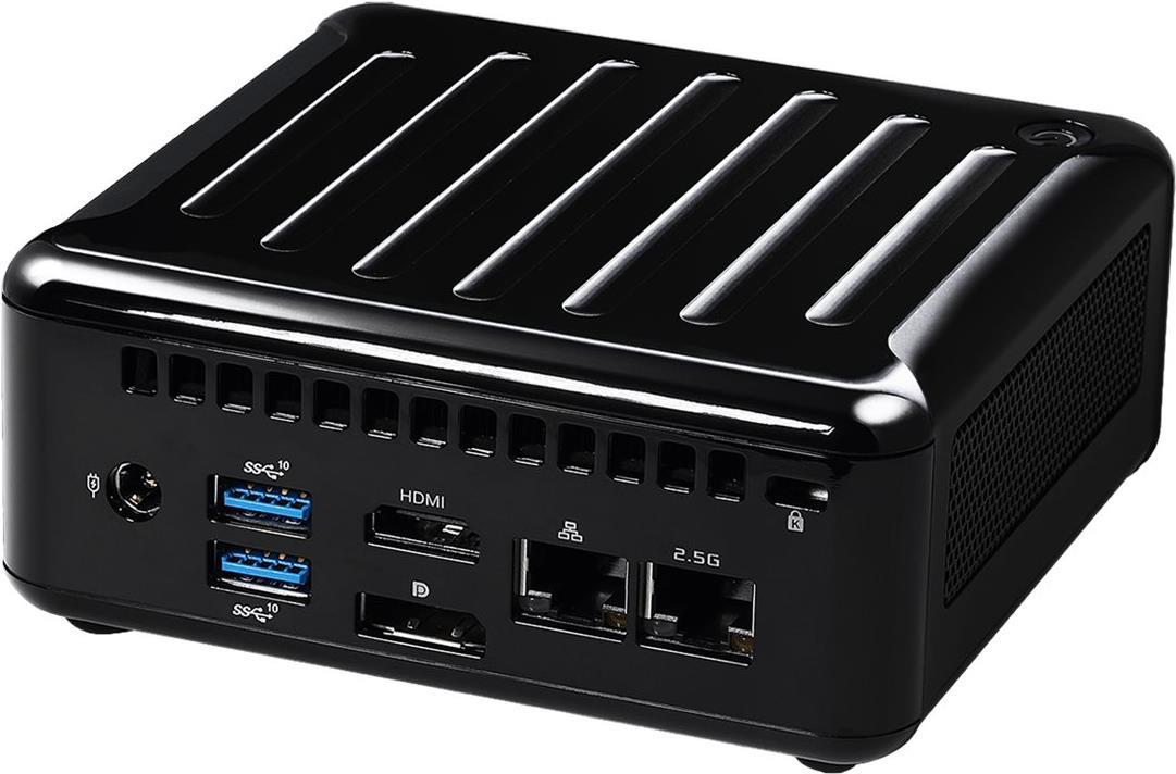 ASRock Industrial NUC BOX - Barebone - Intel Core i7 1165G7 - 0GB RAM 1GbE 5GbE 11a/b/g/n/ac/ax 90PXG7T0-P0EAY100