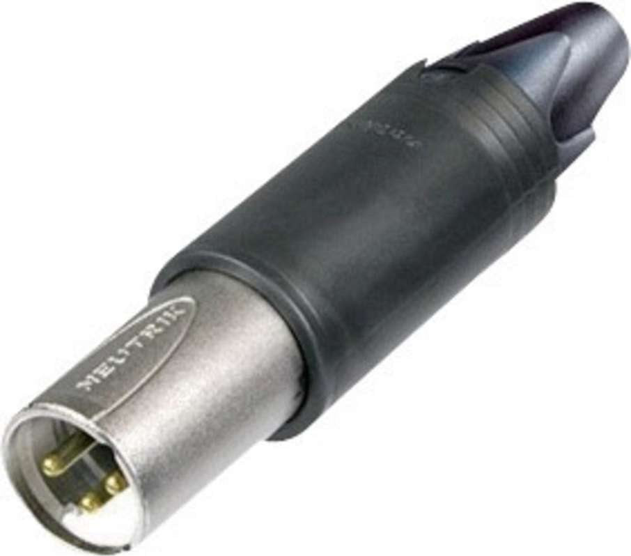 Neutrik XLR Connector - Male and Female, 3-Pole, Silver (NC3FM-C)