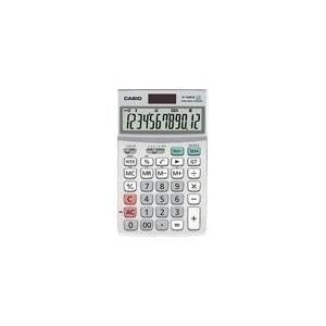 Casio JF-120ECO Desktop Calculator 12 Digits Solar Panel, Battery