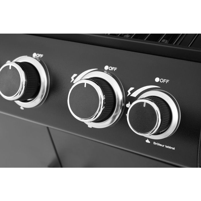 COOKING BOX Gas Barbecue - Paarl - 4 Burners - 60 x 42 cm - Steel
