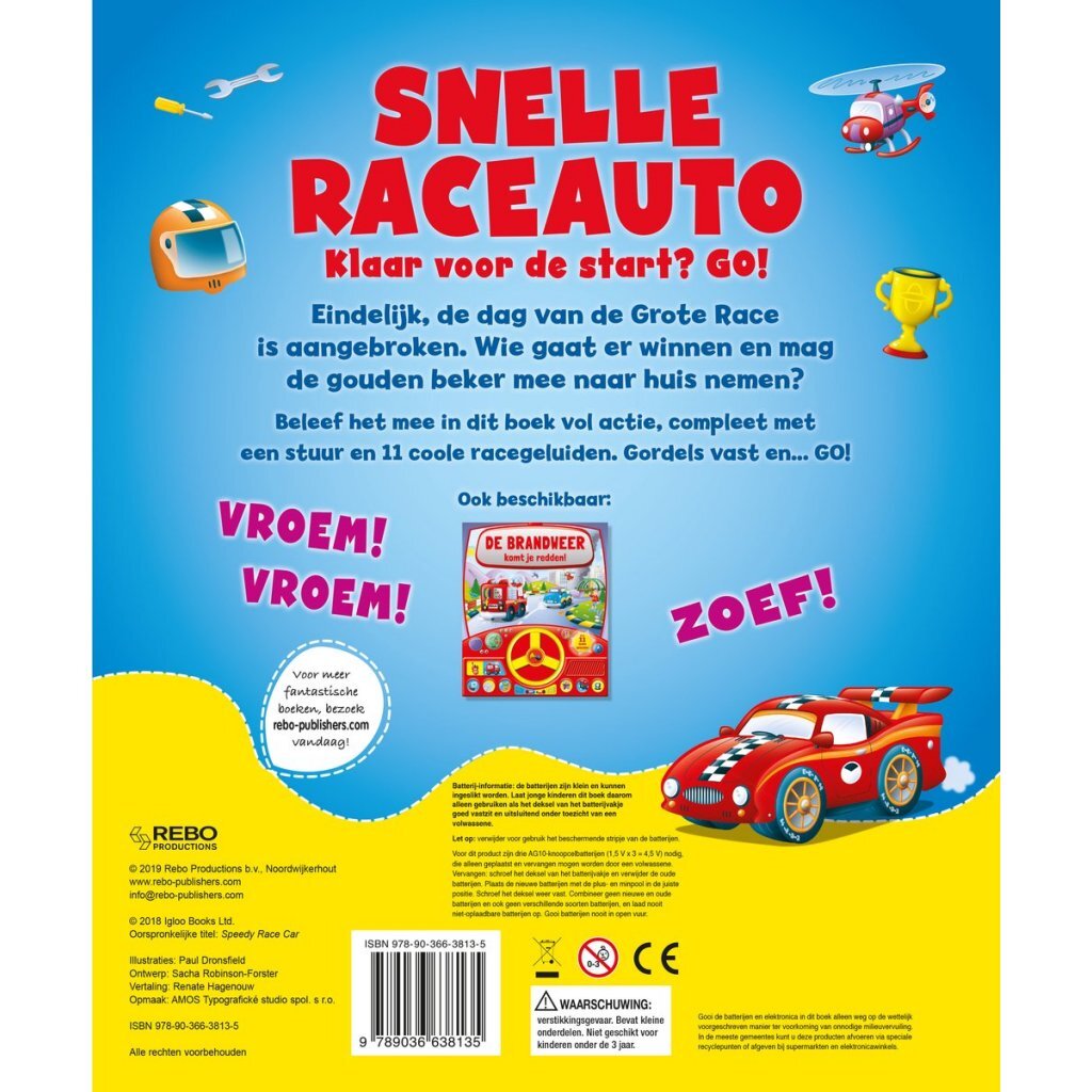 Fast Race Car Soundbook - Experience the Big Race with Sounds