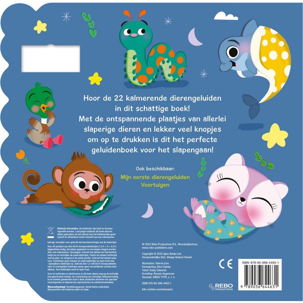 Sound Book Bedtime Animal Friends - Soothing Sounds for Sleep