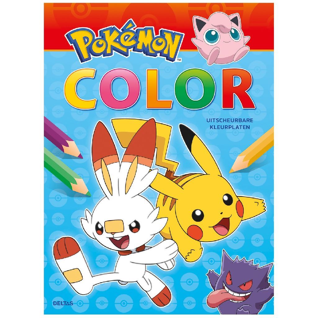 Deltas Pokémon Coloring Book with Tear-Out Pages