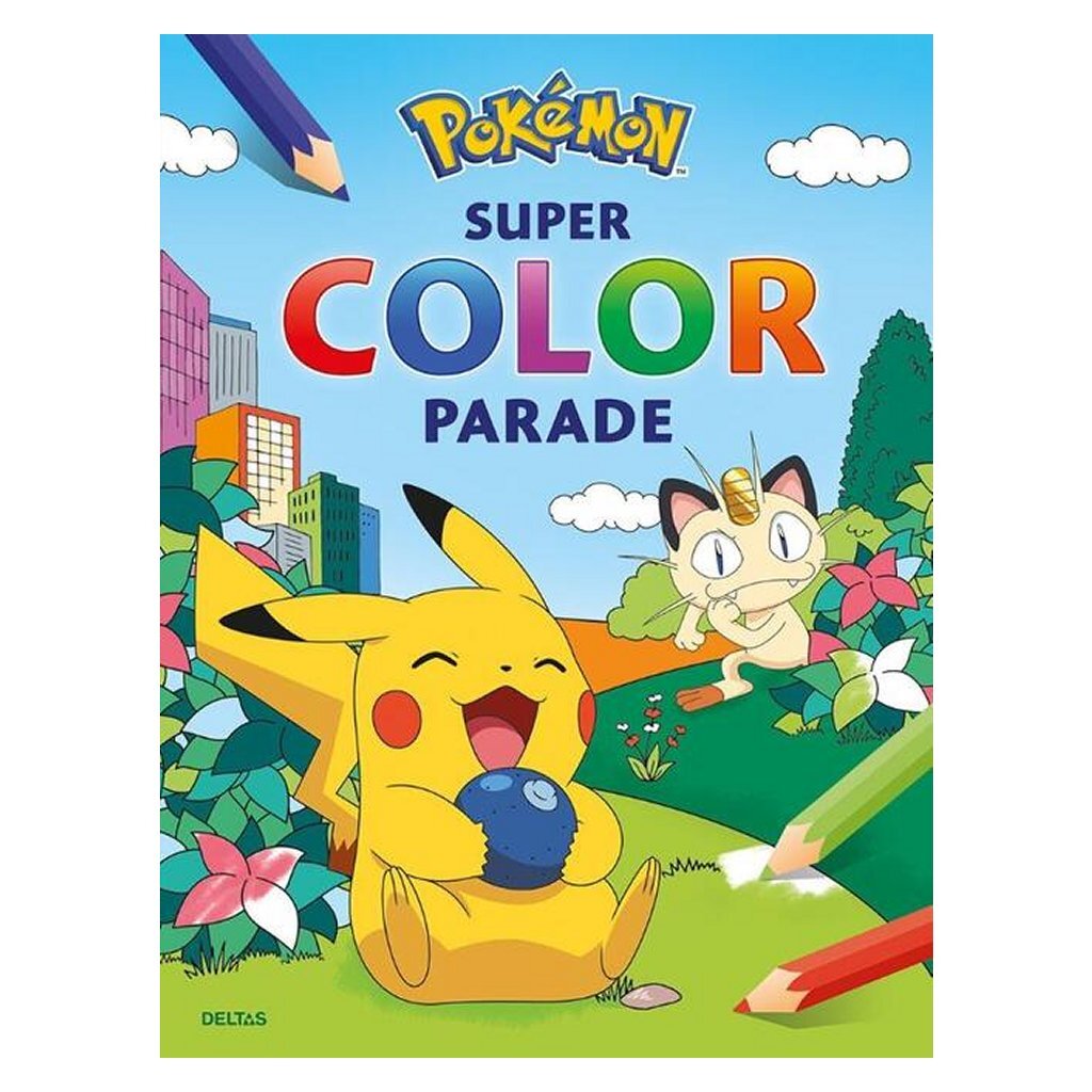 Deltas Pokémon Super Color Parade Coloring Book for Kids