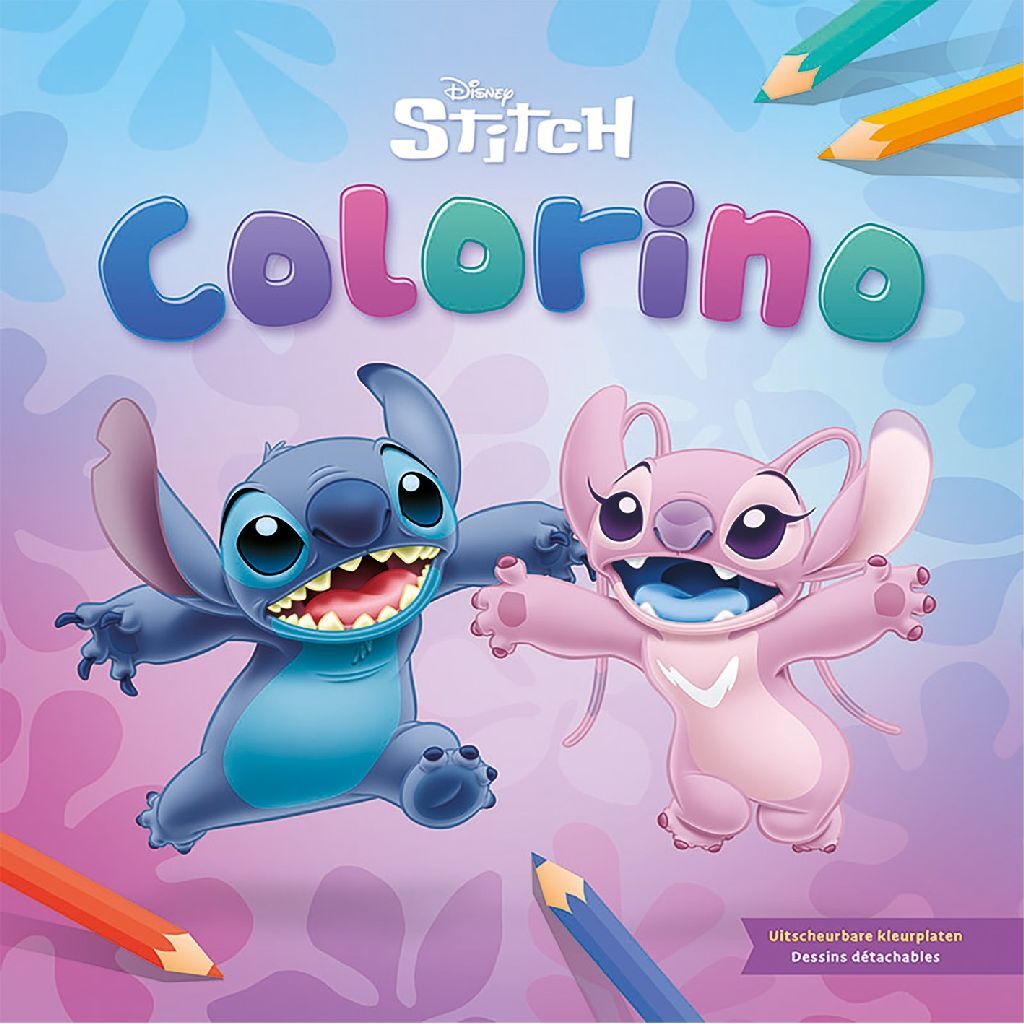 Disney Stitch Colorino Coloring Book with 24 Drawings