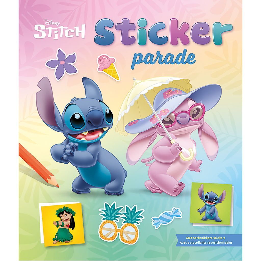 Deltas Disney Stitch Sticker Parade with Reusable Stickers