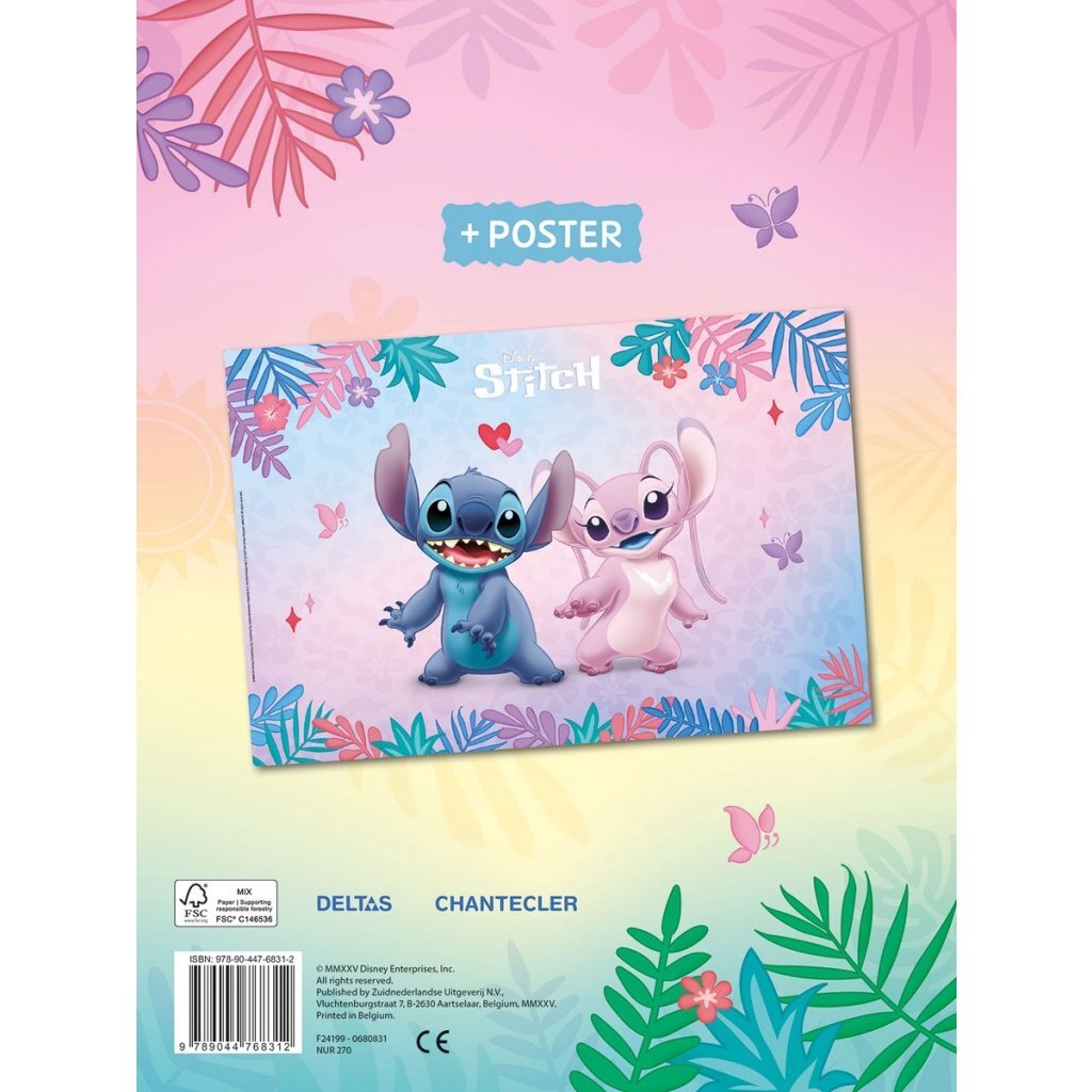 Deltas Kleurboek Stitch Viva Colorama met Poster