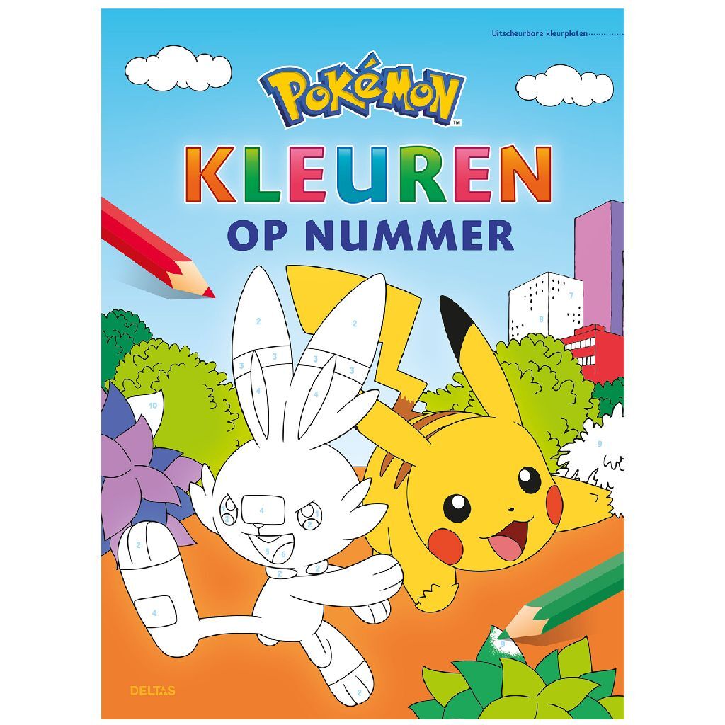 Deltas Pokémon Color by Number Coloring Book - Fun Coloring Activity