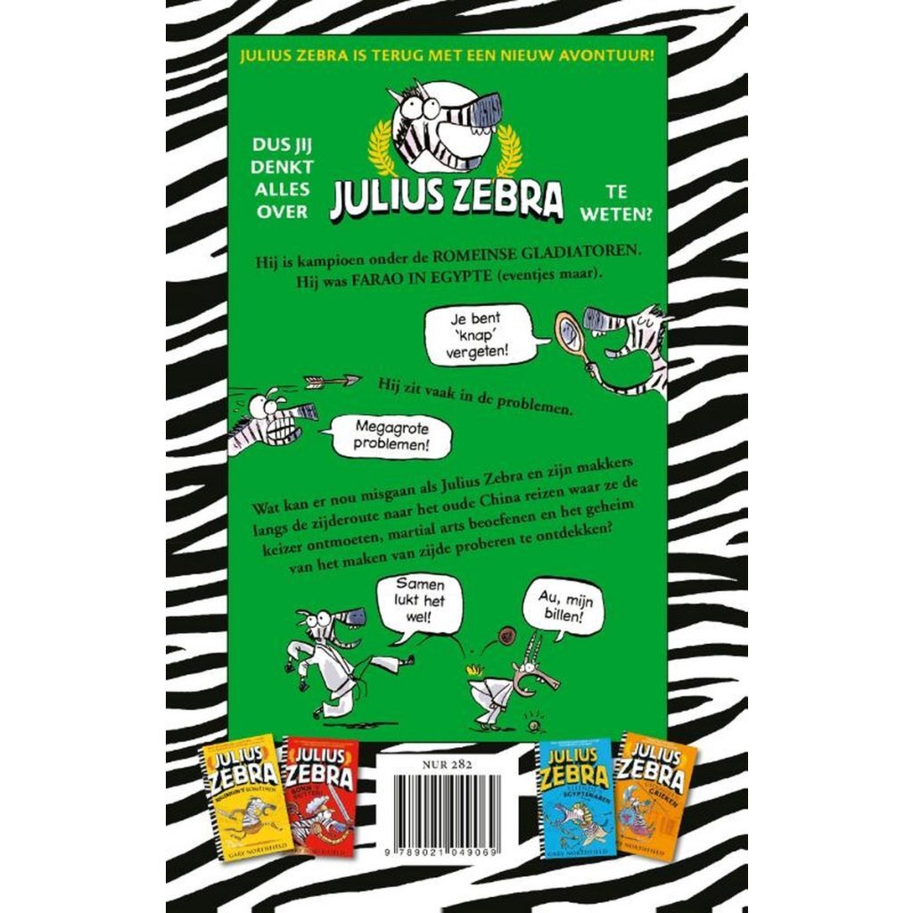 Book Julius Zebra Uproar in Ancient China - A Hilarious Graphic Novel Adventure