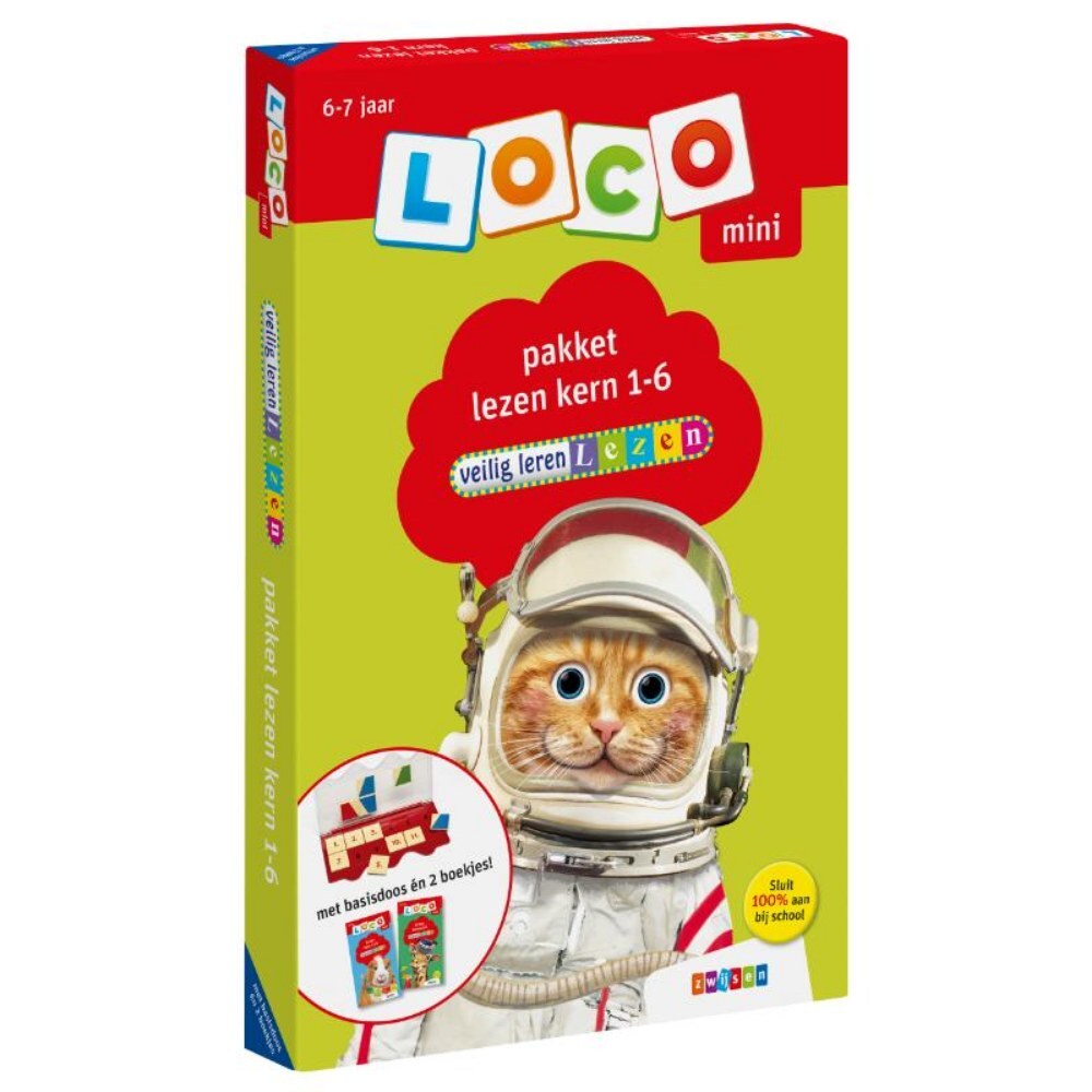 Zwijsen Loco Mini Safe Learning to Read Core 1-6 Starter Set - Educational Reading Game