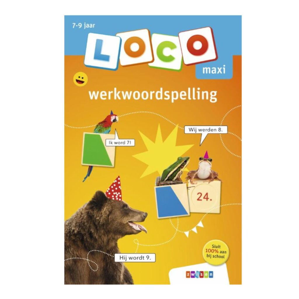 Zwijsen Maxi Loco Verb Spelling Practice Booklet - Fun Learning for Kids