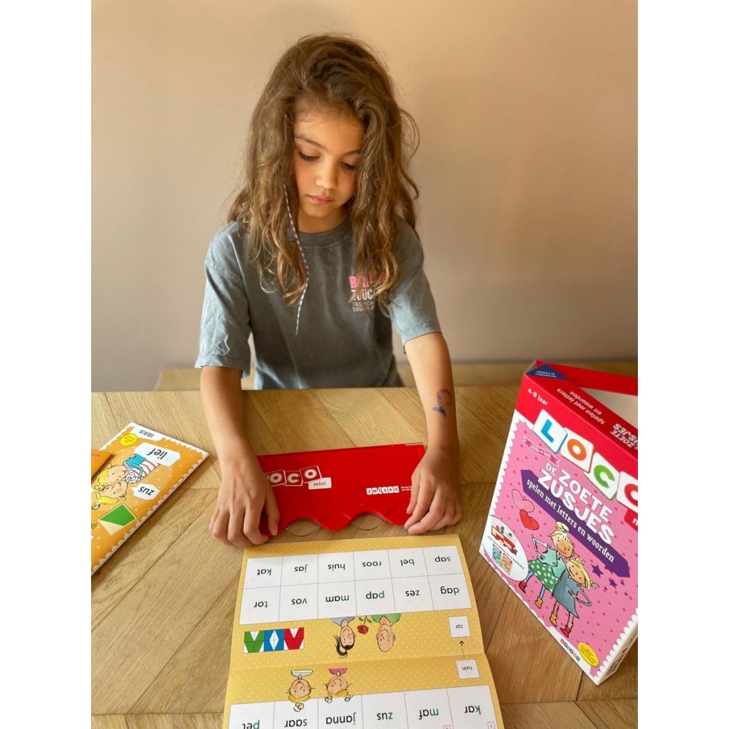 Zwijsen Loco Mini The Sweet Sisters Learning Letters and Words Package