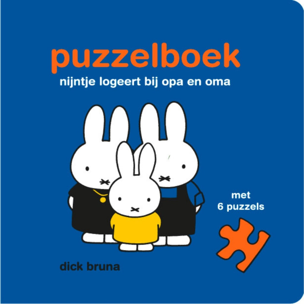 Miffy Puzzle Book Miffy Stays with Grandpa and Grandma - 2x4, 2x6, 2x9 Pieces