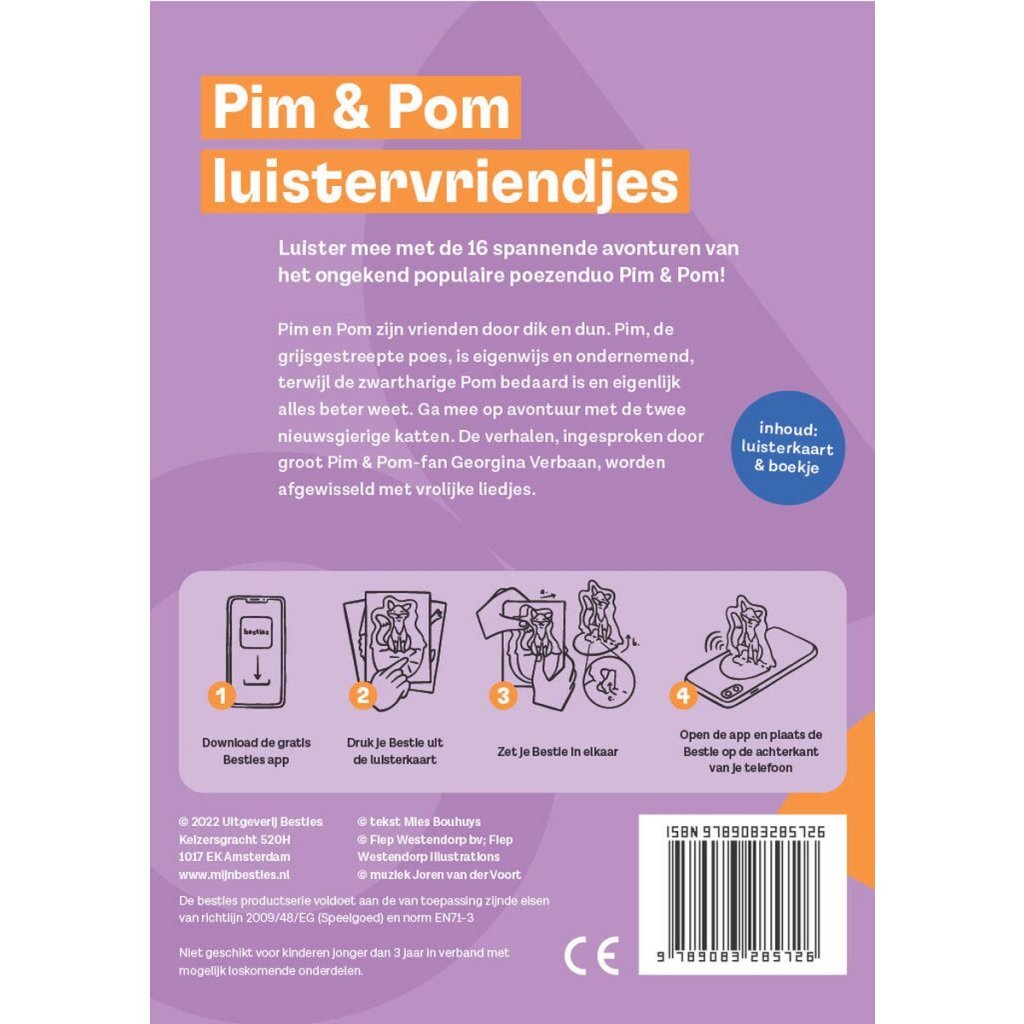 Besties Listening Card Pim & Pom - Stories and Songs for Kids