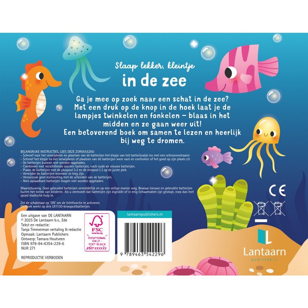 Book Sleep Tight Little One in the Sea + Light