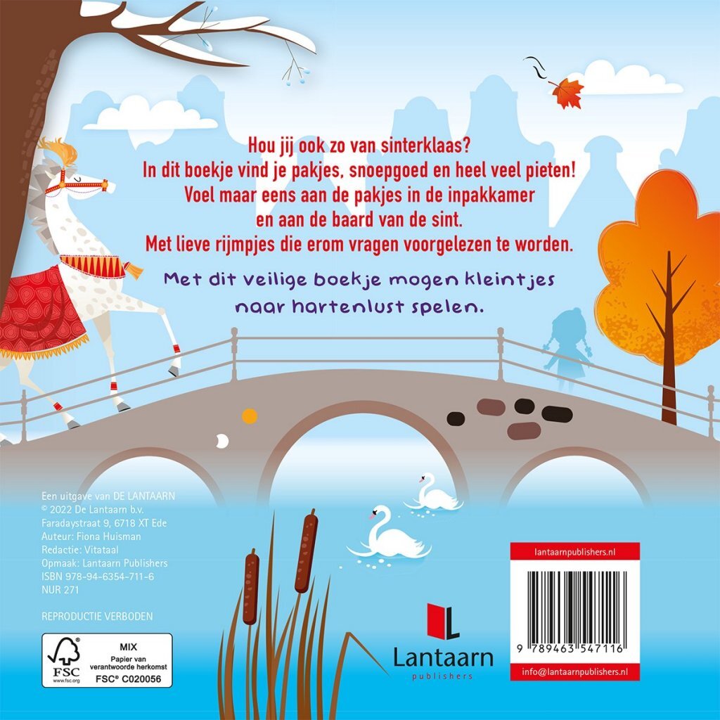 Book My Look and Feel Book Sinterklaas - Tactile Children's Book