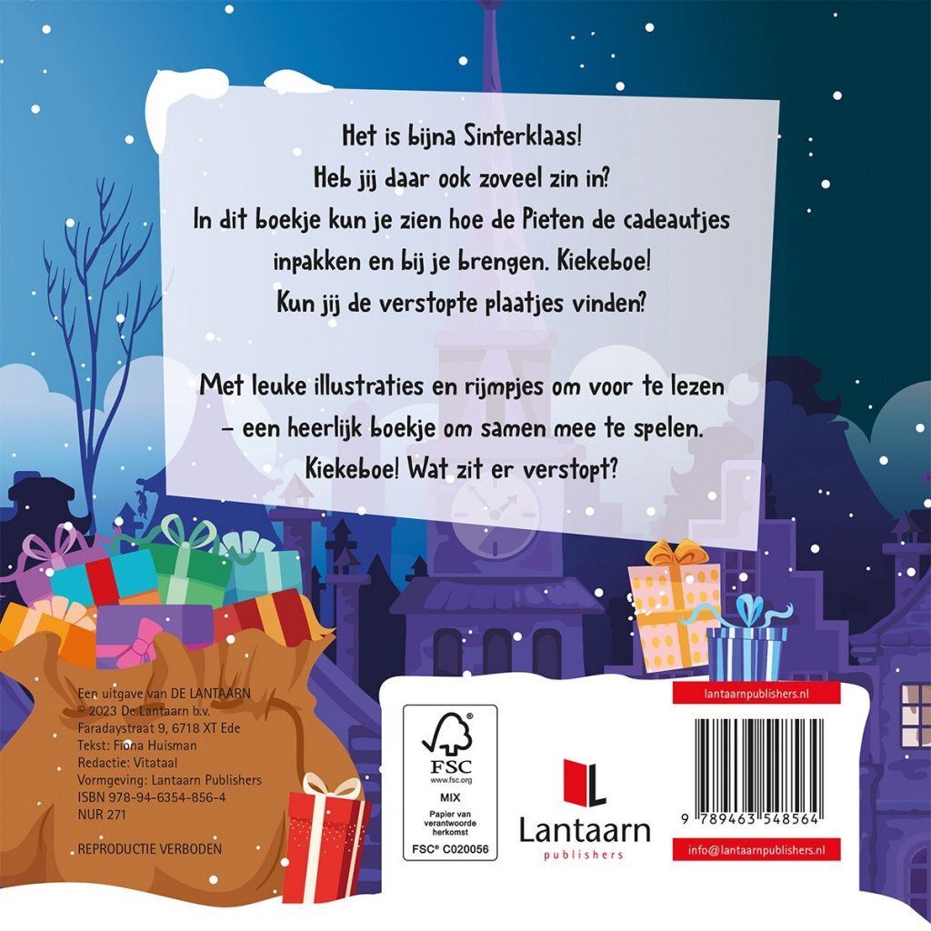 Book My Peek-a-Boo Sinterklaas - Interactive Children's Book