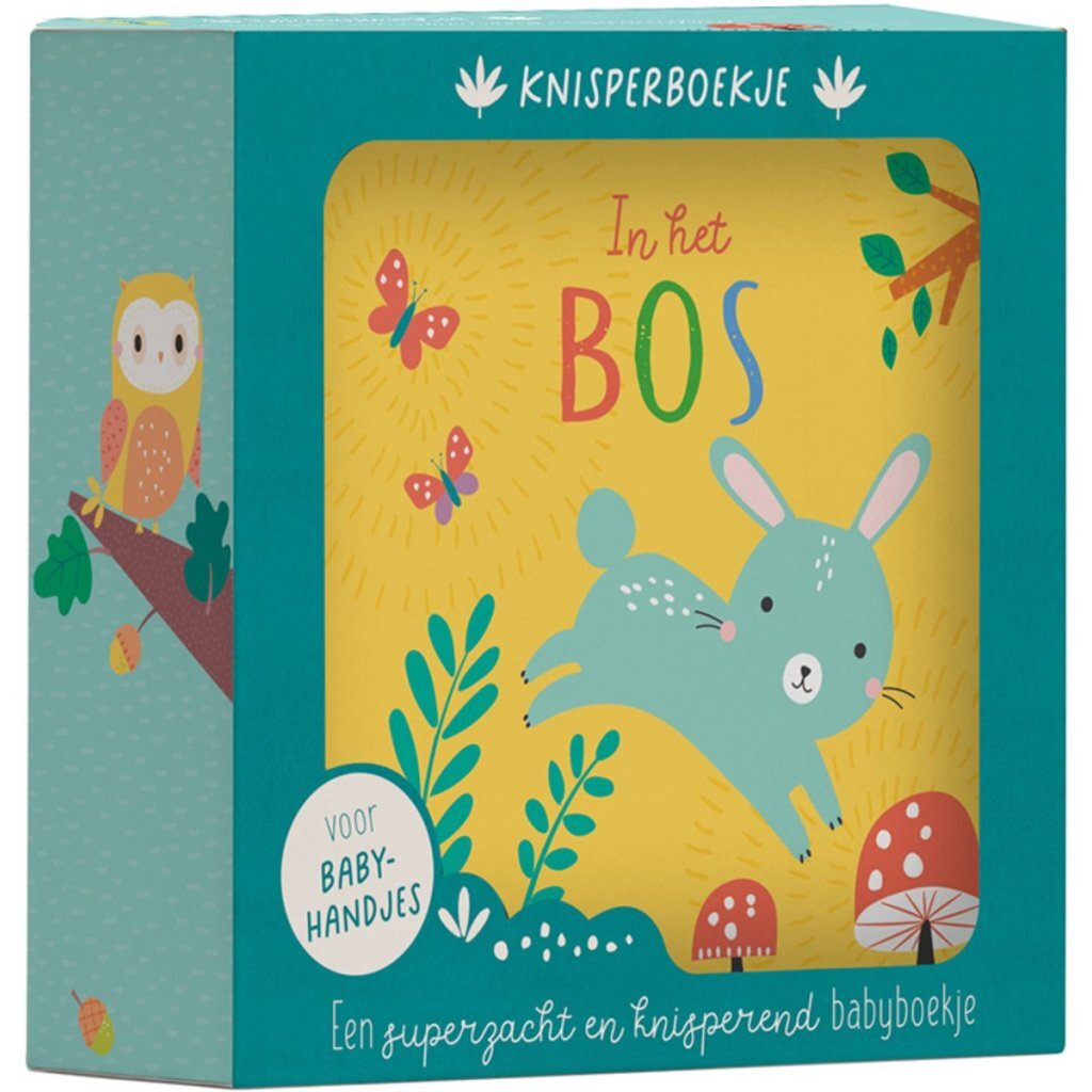 Crinkle Book In The Forest - Soft Book for Babies with Crinkling Material