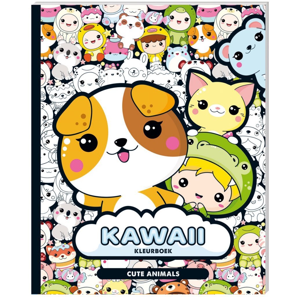 Kawaii Coloring Book Cute Animals - Fun Art Activity