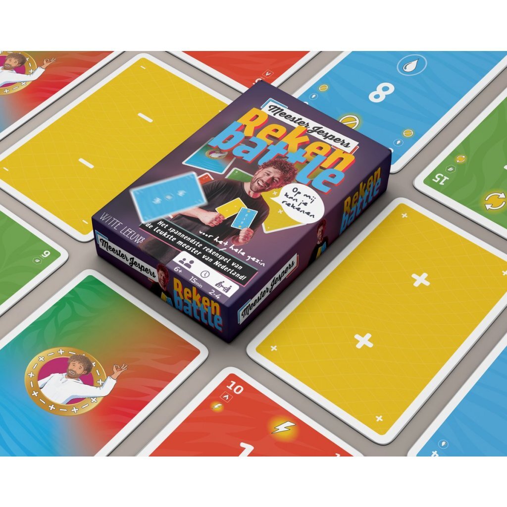 Master Jespers Math Battle Card Game for Children Aged 6 and Up