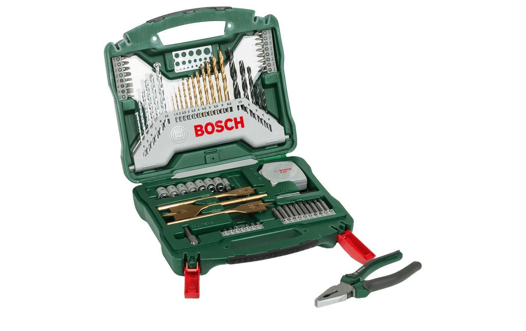 Bosch Drill Bit, Masonry, Right-Hand Rotation, HSS-TiN, Hex Shank, 2607017197