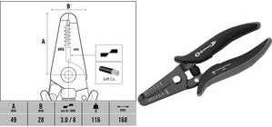 C.K Ecotronic T3895 ESD Wire Stripper - 6 Preset Cutting Pairs