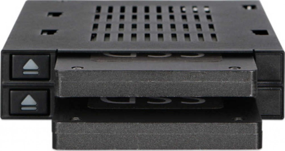 ICY DOCK flexiDOCK MB522SP-B - Gehäuse für Speicherlaufwerke - 2.5" (6,4 cm) - black (MB522SP-B)