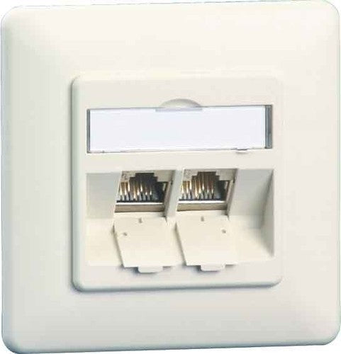 METZ CONNECT 130B11D21002-E Socket 2 x RJ-45 white (130B11D21002E90)