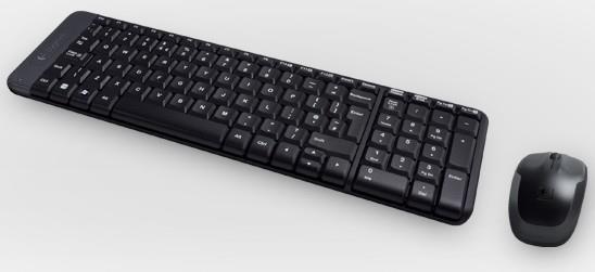 Logitech Wireless Combo MK220 - Keyboard and Mouse Set - Wireless - 2.4 GHz - Spanish - 920-003159