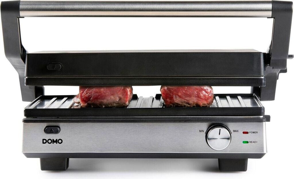 DOMO DO9287G Multifunctional Contact Grill 2-in-1 Grill & Waffles Black 1800W