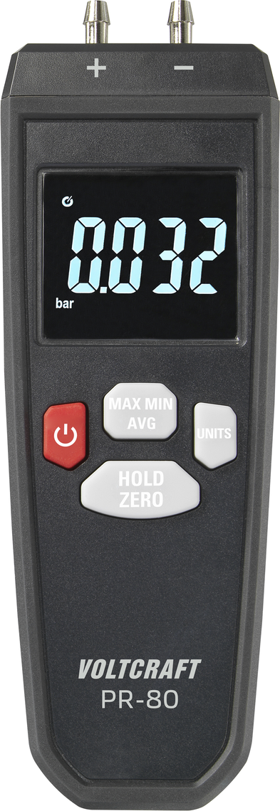 Voltcraft PR-80 Differential Pressure Gauge ±0.137 bar VC-13101370