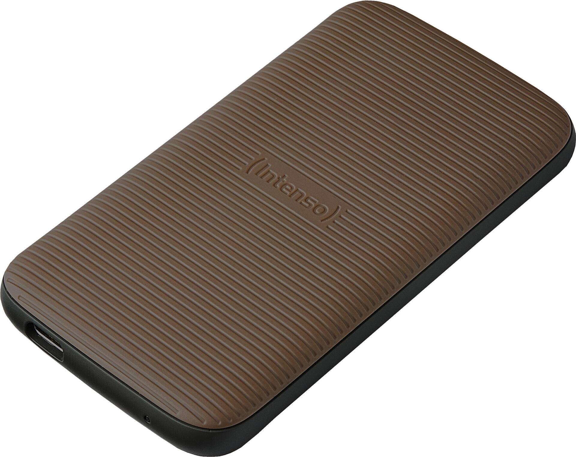 Intenso TX500 - SSD - 500GB - External (Portable) - USB 3.2 Gen 2x1 - Brown - Model 3827450