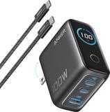 ANKER Charger 100W 2x USB-C 1x USB-A Dark Grey B121BGZ1