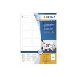 HERMA Movables - Self-Adhesive Labels, White, 63.5 x 46.6 mm, 1800 pcs, 10302