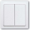 Eltako FT55EH - Push Button - White - 80 mm - 80 mm - 15 mm - 1 Piece - 30055717