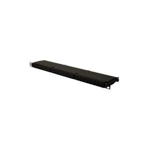 DIGITUS DN-91624S-SL-EA - Patch Panel - RJ-45 X 24 - Schwarz, RAL 9005 - 0,5U (DN-91624S-SL-EA)