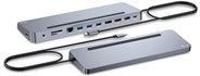 i-Tec Docking Station for Tablet, Laptop USB-C/ USB4/ Thunderbolt 3/ Thunderbolt 4 11 Slots HDMI 2 x DP GigE 100 Watts