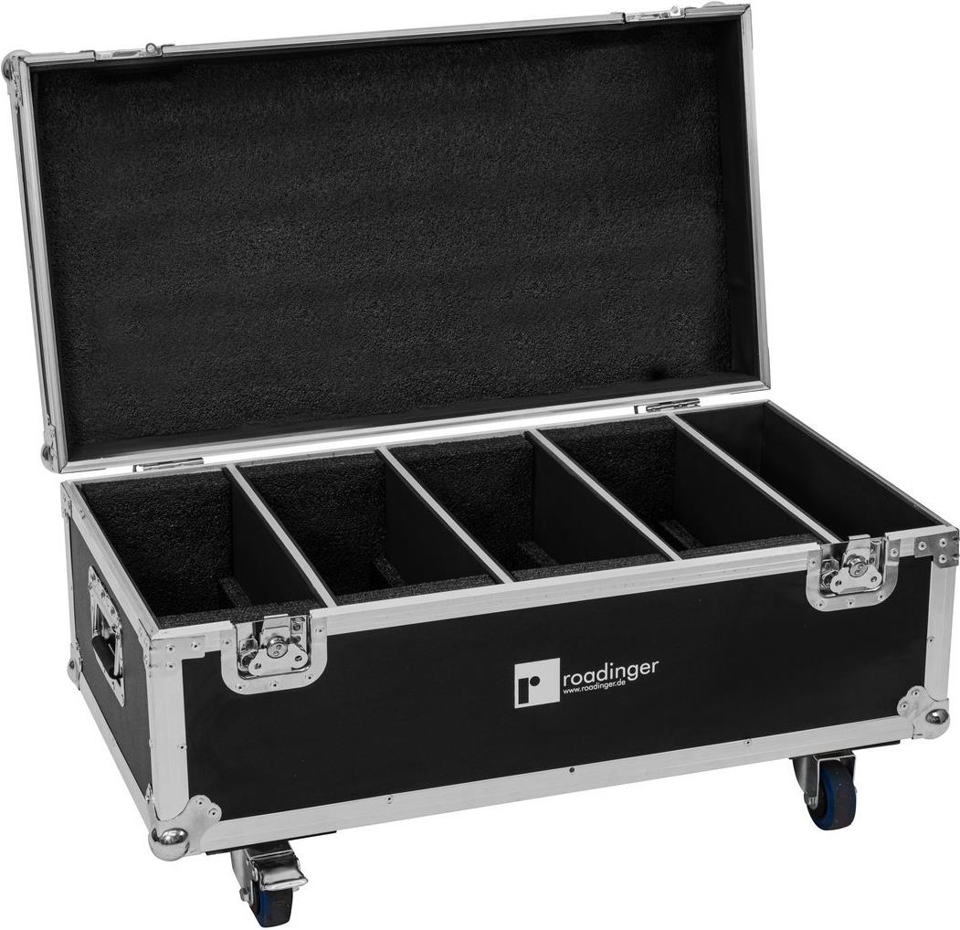 ROADINGER Flightcase 4x LED PLL-384 for Audio Equipment (31005231)