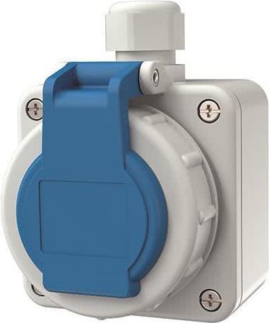 MENNEKES Wall Socket Schuko 10863 - 16A 2P+E - 230V - Blue 16A2P+E