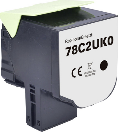 Renkforce Druckerpatrone ersetzt Lexmark 78C2UK0 Kompatibel Schwarz 10500 Seiten RF-L78C2UK0 RF-7475630 (RF-7475630)