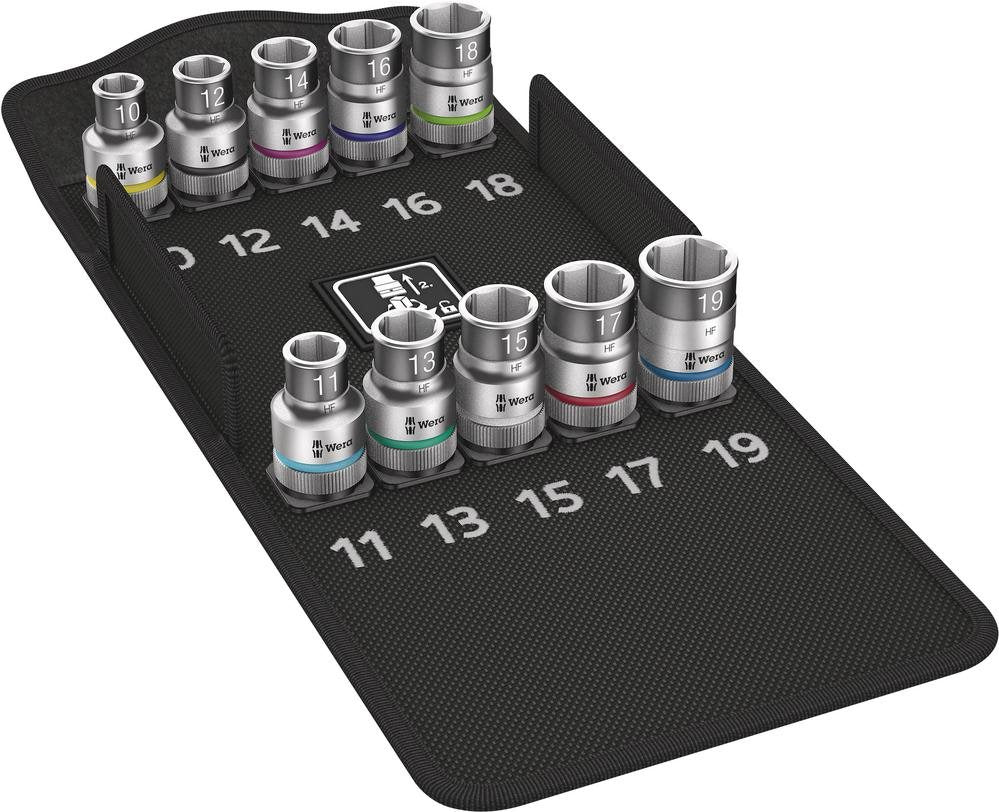 Wera Zyklop 8790 HMC HF 1 - Insert Set - 10 Pieces - Length: 37 mm (05004203001)