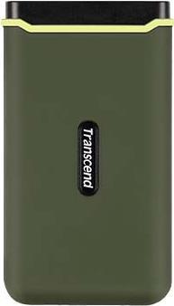 Transcend ESD380C - 2TB External SSD - USB 3.2 Gen 2x2 - Military Green