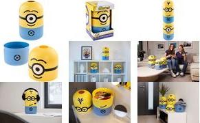 keeeper Storage Box Minions "stuart", 8 Liters, Blue/Yellow, Round, Model 1117122035600