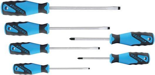 Gedore Workshop Screwdriver Set 6 Pieces Slotted, Phillips Pozidriv (1482300)